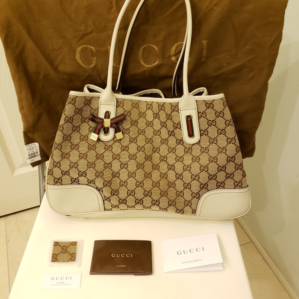 Authentic *Pre Loved* Gucci Princy GG Tote Bag